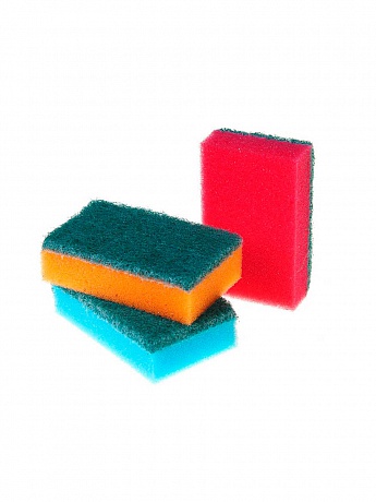 Губка для посуды HomeQueen по 5шт., БОЛЬШИЕ - Вид 1